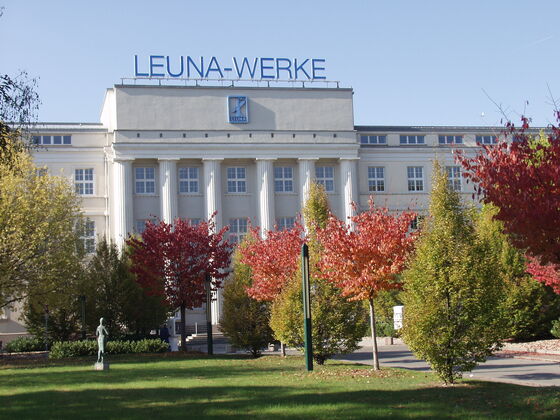 Auf diesem Bild sehen sie das Bürogebäude der InfraLeuna